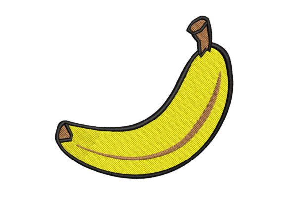 Banana Embroidery Digitizing for Seasonal Creations