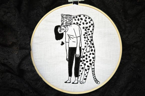 Cheetah and the Girl Machine Embroidery Review for Sellers