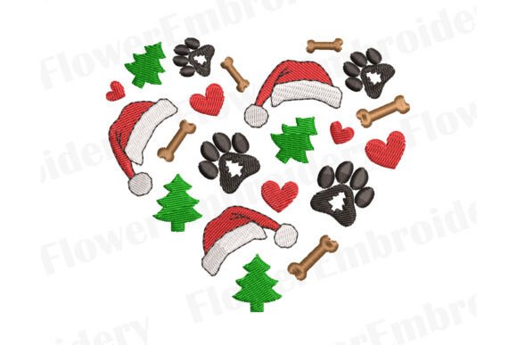 Christmas Dog Embroidery Design Review