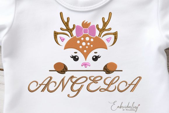 Christmas Monogram Reindeer Embroidery Review for Boutique Sweatshirts