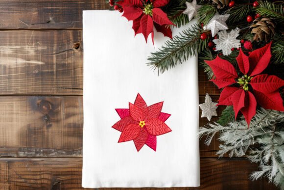 Christmas Poinsettia Mini Embroidery Review