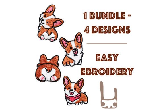 Corgi Machine Embroidery Bundle Review for Etsy Sellers