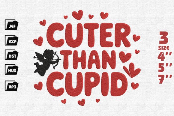 Cuter Than a Valentine Embroidery: A Heartfelt Addition to Seasonal Projects