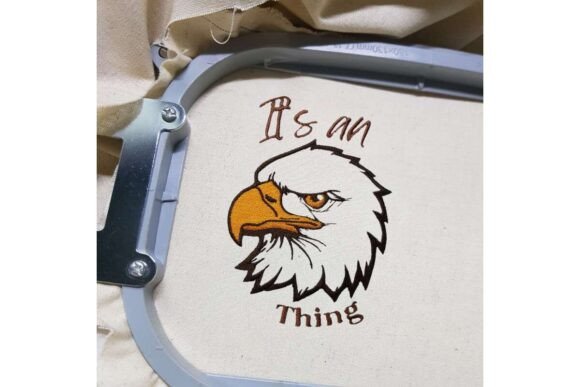 Eagle Mascot School Embroidery Design Review
