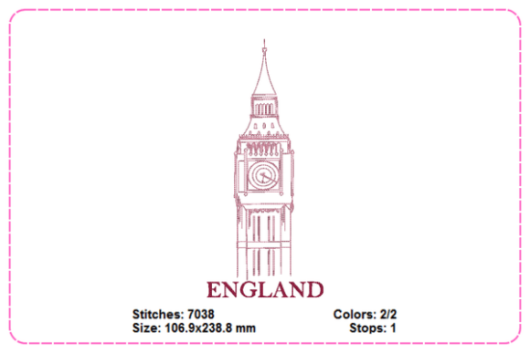 England Embroidery Designs for Boutique Sweatshirts