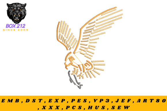Fierce Bird Embroidery Design: A Bold Seasonal Statement