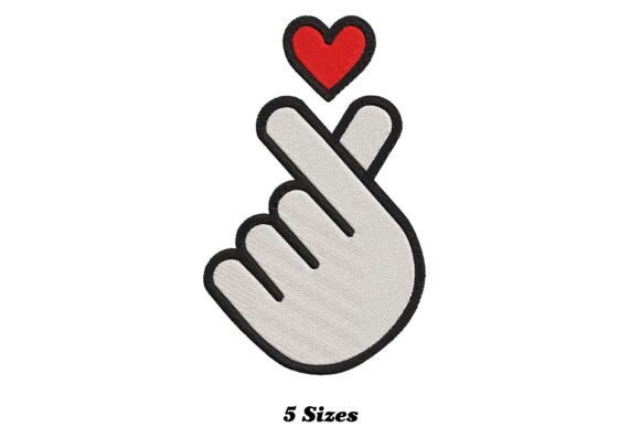 Finger Heart Embroidery Design Review for Boutique Sweatshirts