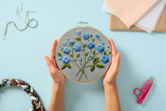 Forget-Me-Not Hand Embroidery Pattern Review for Seasonal Use