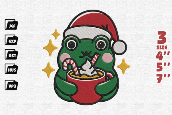 Frog-tacular Christmas Spirit Embroidery Review