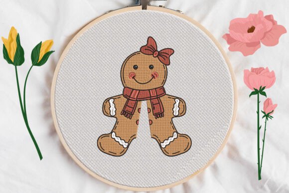 Gingerbread Girl Embroidery Design Review for Business Use