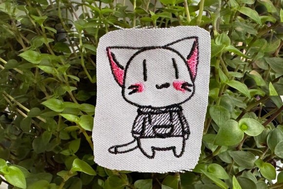 Kawaii Cat Machine Embroidery Review for Real Projects