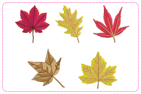 Leaf Embroidery Designs: A Versatile Addition to Your Craft Fair Collection