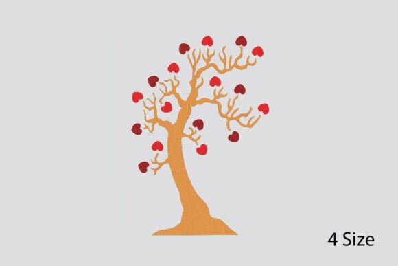 Love Tree Embroidery Design: A Heartfelt Addition to Handmade Gifts