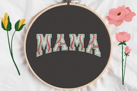 Mama Baseball Embroidery: A Versatile Holiday Design