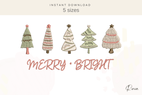 Merry Bright Christmas Trees Embroidery Review for Craft Fair Success