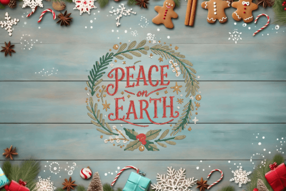 Peace on Earth Embroidery File Christmas Review