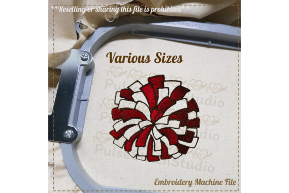 Pom Pom Embroidery Design: A Playful Addition to Your Craft Collection