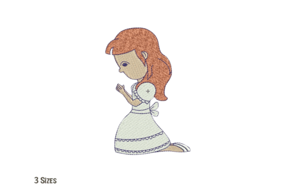 Praying Girl Machine Embroidery Design Review