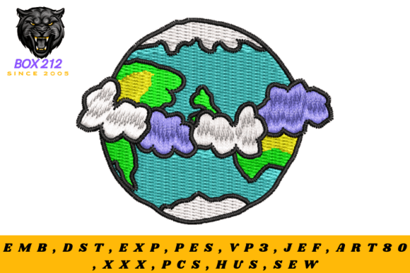 Review of Globe Digital Embroidery Design for Personalized Gifts