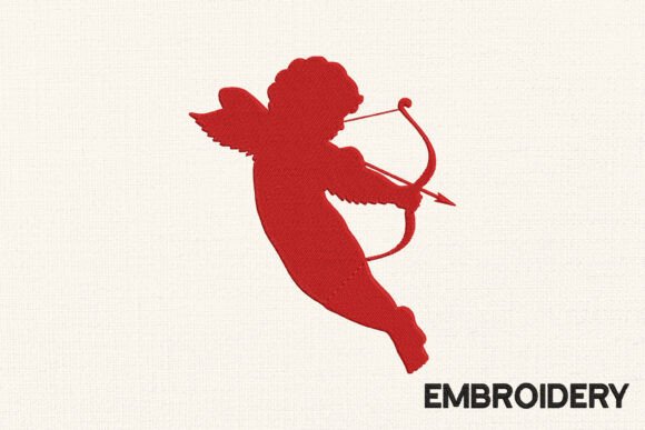 Valentine Cupid Embroidery Design: A Romantic Addition to Your Collection